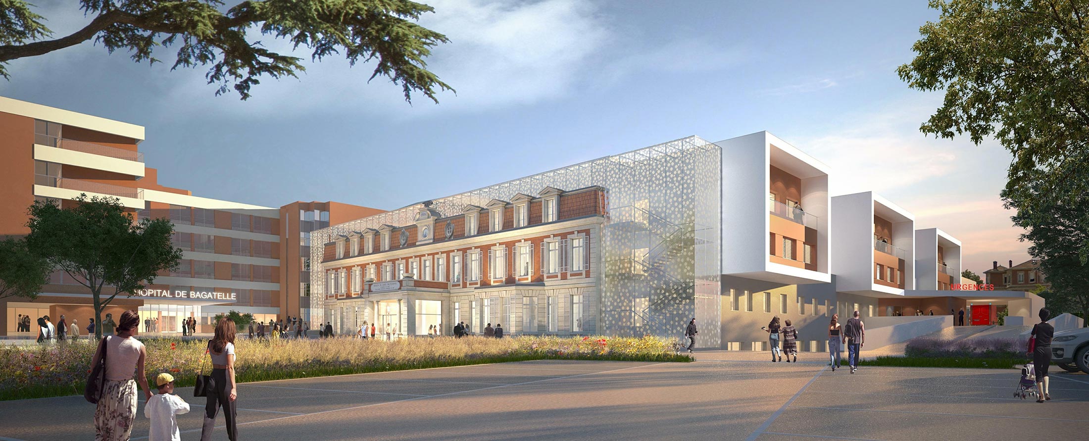 Hopital de bagatelle talence